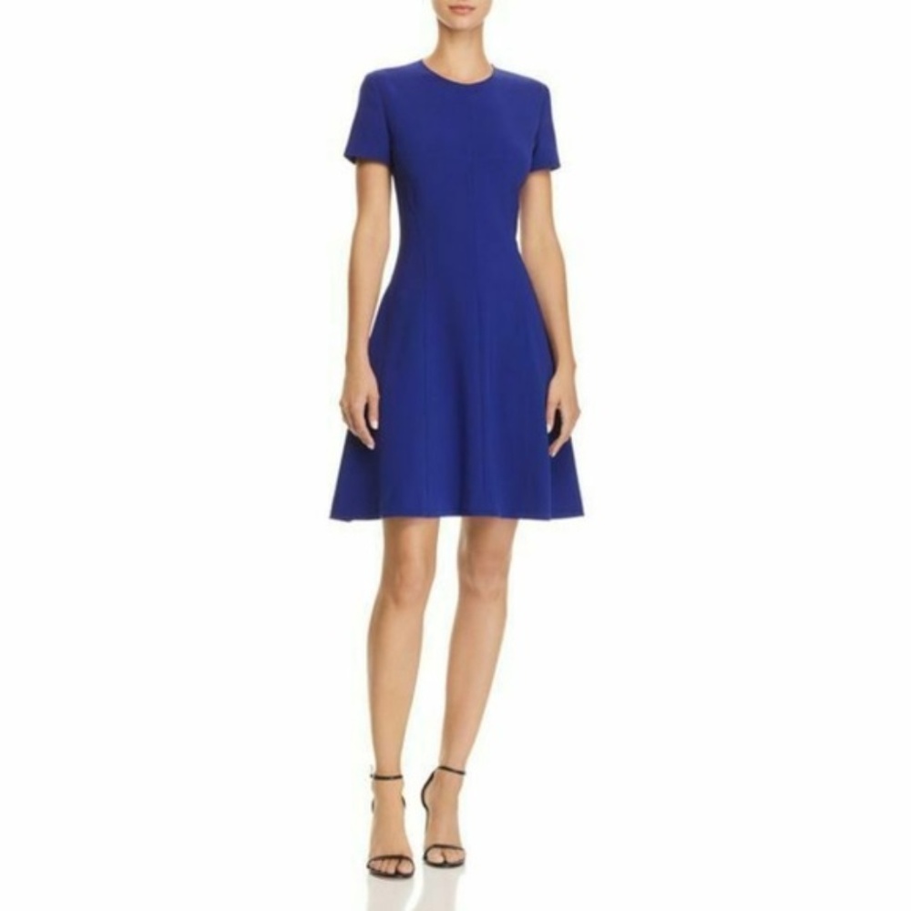 Theory Admiral Crepe Modern Seamed Shift Dress